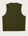 filson mackinaw wool vest forest green
