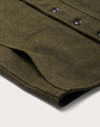 filson mackinaw wool vest forest green