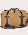 filson rugged twill medium duffle bag tan