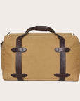 filson rugged twill medium duffle bag tan