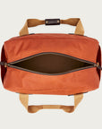 filson tin cloth small duffle bag rust