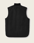 filson tin cloth insulated work vest black