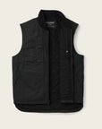 filson tin cloth insulated work vest black