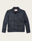 filson tin cloth short lined cruiser jacket service blue (LAST SIZE MEDIUM)