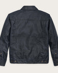 filson tin cloth short lined cruiser jacket service blue (LAST SIZE MEDIUM)
