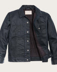 filson tin cloth short lined cruiser jacket service blue (LAST SIZE MEDIUM)