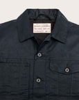 filson tin cloth short lined cruiser jacket service blue (LAST SIZE MEDIUM)