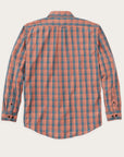 filson washed feather cloth shirt faded cedar blue (LAST SIZE XLARGE)