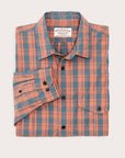 filson washed feather cloth shirt faded cedar blue (LAST SIZE XLARGE)