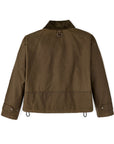 filson womens shelter cloth short work jacket dark tan