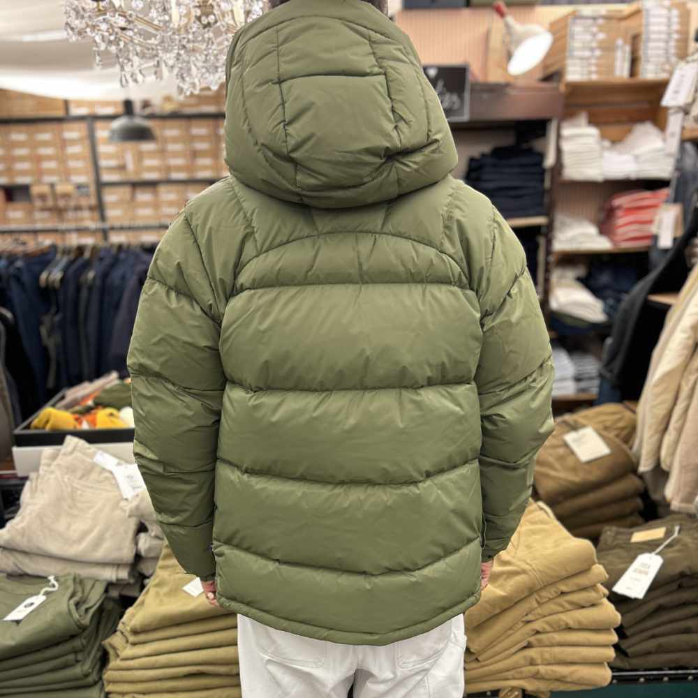 fjallraven expedition down lite jacket m green mustard yellow