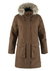 fjallraven nuuk lite parka women dark oak