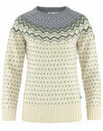 fjallraven ovik knit sweater chalk white flint grey (LAST SIZE MEDIUM)