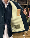fjallraven vardag g1000 pile jacket dark navy