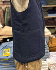 fleurs de bagne le gilet discipline denim 13oz