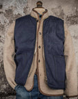 fleurs de bagne le gilet discipline denim 13oz