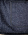 fleurs de bagne le gilet discipline denim 13oz
