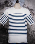 fleurs de bagne la mariniere toulon short sleeves natural navy