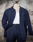 fleurs de bagne la veste le nervi hbt indigo (LAST SIZE SMALL)
