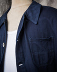 fleurs de bagne la veste le nervi hbt indigo (LAST SIZE SMALL)