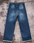 fleurs de bagne the denim cargo selvedge heavy used