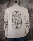 fleurs de bagne t-shirt long sleeve mariniere vieille ecole full printed bousilles naturel