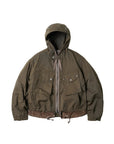 frizmworks smock hooded parka olive
