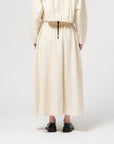 girls of dust meadow skirt cotton linen wheat