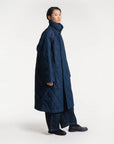 girls of dust army trench quilted denim indigo