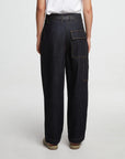 girls of dust british worker pants regenerate denim blue