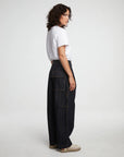 girls of dust british worker pants regenerate denim blue