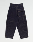 girls of dust british worker pants regenerate denim blue