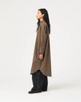 girls of dust imperial shirt peach poplin lizard