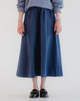 girls of dust meadow skirt cotton linen infinity blue (LAST SIZE LARGE)