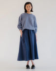 girls of dust meadow skirt cotton linen infinity blue (LAST SIZE LARGE)