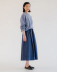 girls of dust meadow skirt cotton linen infinity blue (LAST SIZE LARGE)
