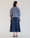 girls of dust meadow skirt cotton linen infinity blue (LAST SIZE LARGE)