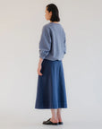 girls of dust meadow skirt cotton linen infinity blue (LAST SIZE LARGE)