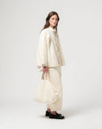 girls of dust shogun kimono sashiko cotton wheat (LAST SIZE MEDIUM)
