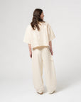 girls of dust sultan pants cotton linen wheat