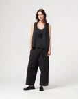 girls of dust zen pants crispy cotton midnight blue