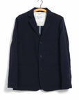 hansen charlie easy three button blazer indigo sashiko (LAST SIZE LARGE)
