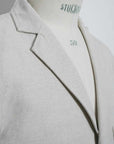 hansen charlie easy three button blazer natural flax