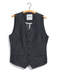 hansen daniel classic waistcoat navy dobby