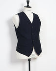 hansen daniel classic waistcoat indigo herringbone