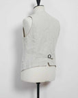 hansen daniel classic waistcoat natural flax