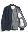 hansen erling refined work jacket denim blue