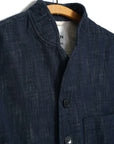 hansen erling refined work jacket denim blue