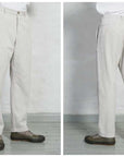 hansen ken wide cut trousers clay corduroy