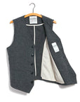 hansen knud casual waistcoat broken grey